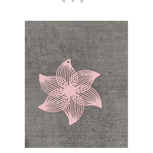 Estampe fleur en laiton