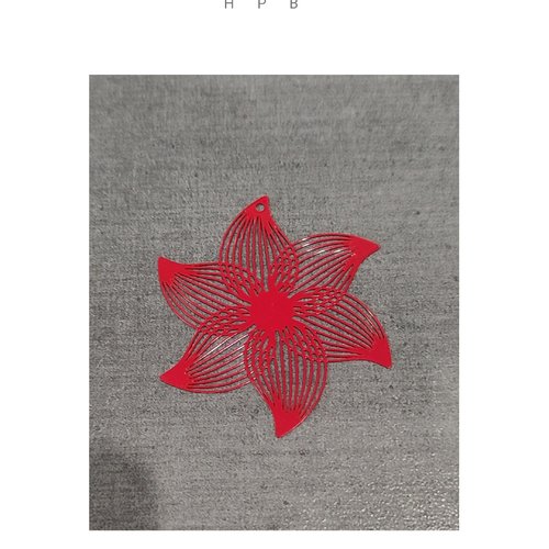 Estampe fleur en laiton