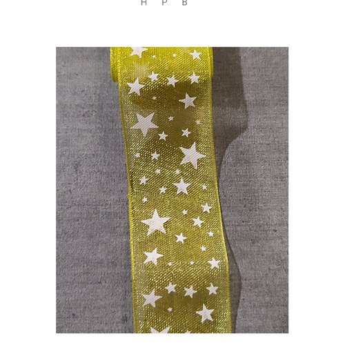 Coupon de ruban organza 1 mètre