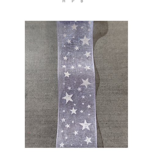 Coupon de ruban organza 1 mètre