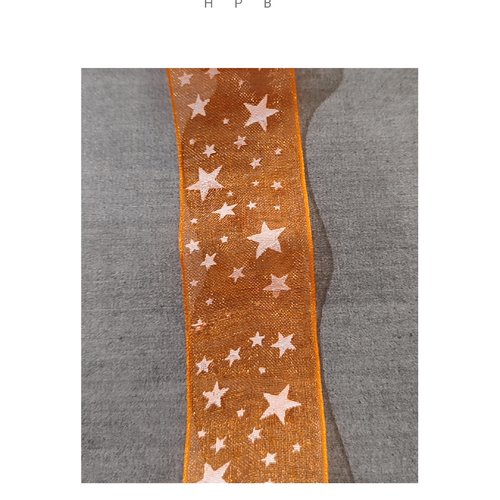 Coupon de ruban organza 1 mètre