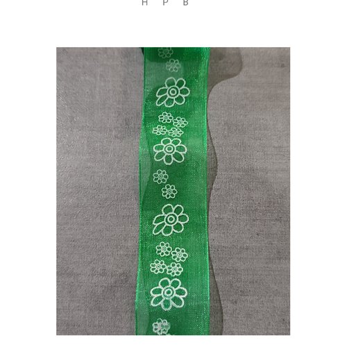 Coupon de ruban organza 1 mètre