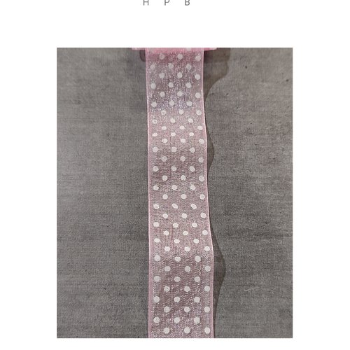 Coupon de ruban organza 1 mètre