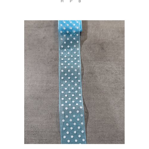 Coupon de ruban organza 1 mètre