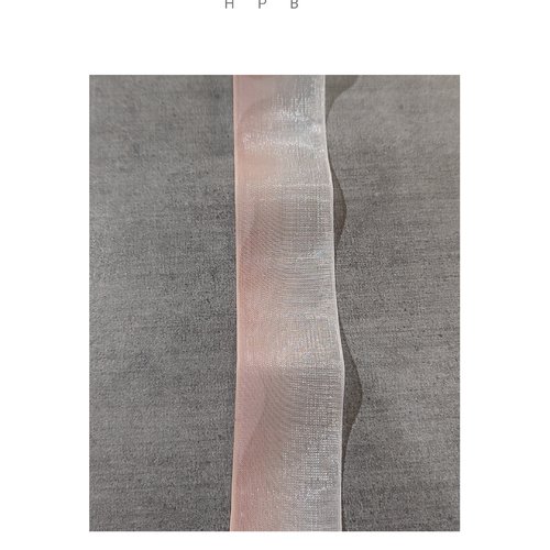 Coupon de ruban organza 1 mètre