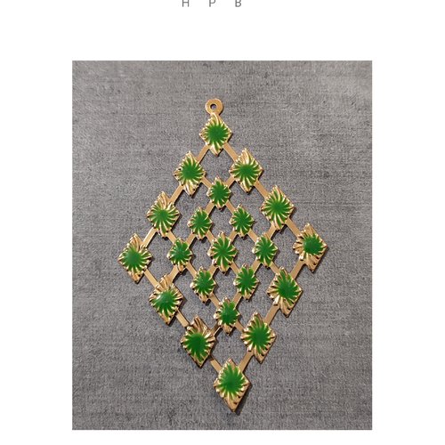 Estampe losange en laiton