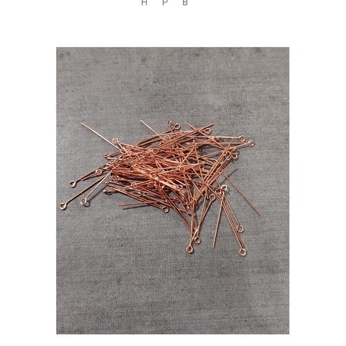 Lot de 100 tiges à oeil 30 mm