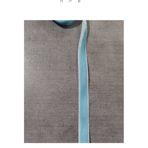 Coupon de ruban velours 1 mètre