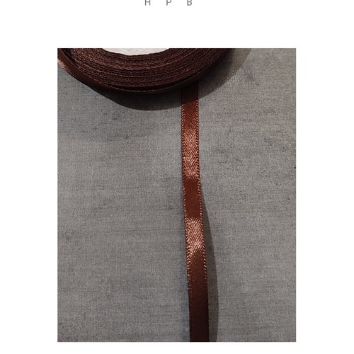 1 mètre de ruban satin 6 mm