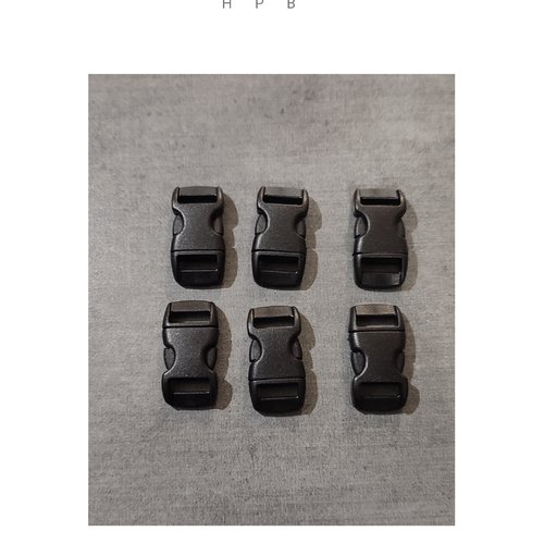 Lot de 6 attaches pour sac ou cordon en plastique