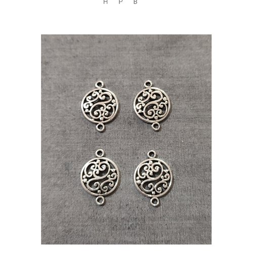 Lot de 4 connecteurs ronds