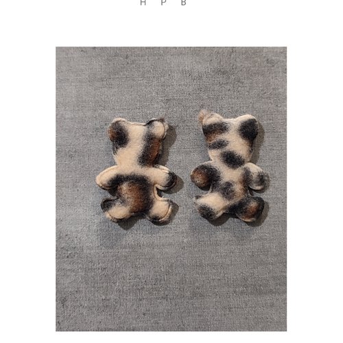 Patch à coudre en forme d''ourson tout doux