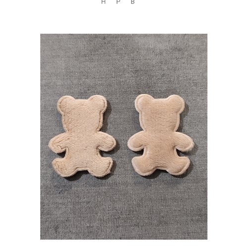 Patch à coudre en forme d''ourson tout doux