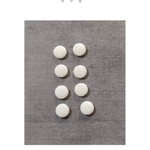 Lot de 8 perles palets acryliques