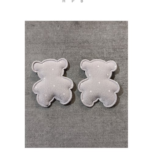 Patch à coudre en forme d'ourson