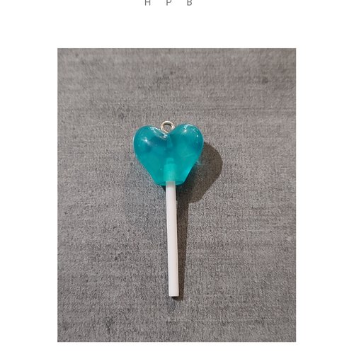 Breloque résine sucette