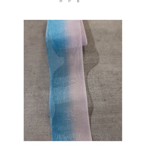 Coupon de ruban organza 1 mètre