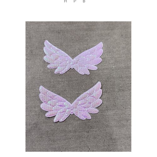 Patch à coudre en forme d'ailes