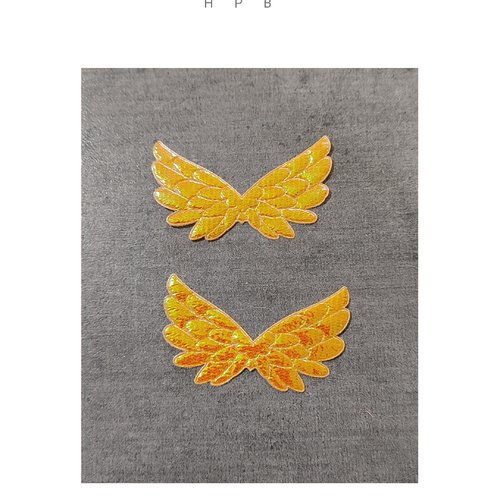 Patch à coudre en forme d'ailes