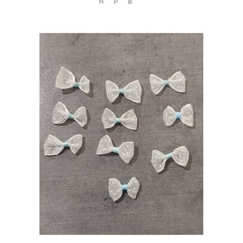 Lot de 10 noeuds à coller ou à coudre