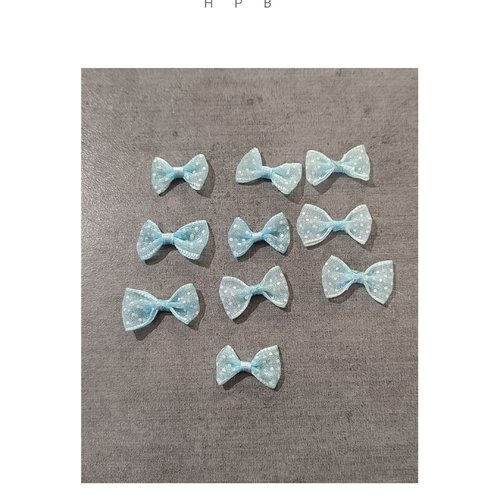 Lot de 10 noeuds à coller ou à coudre