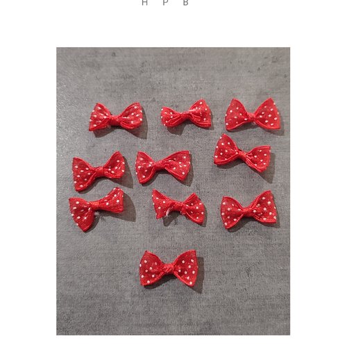 Lot de 10 noeuds à coller ou à coudre