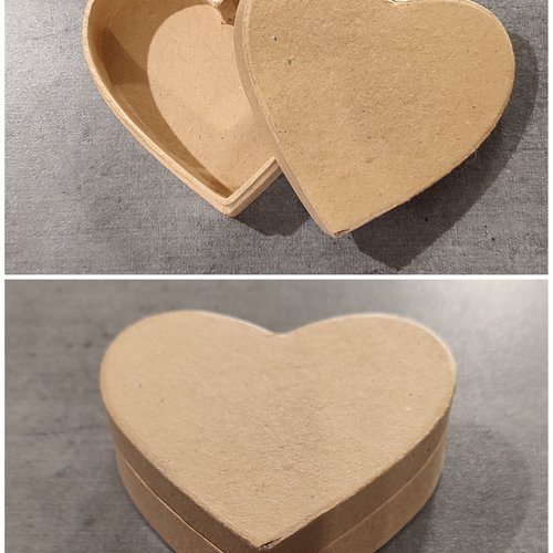 Boite en carton en forme de coeur