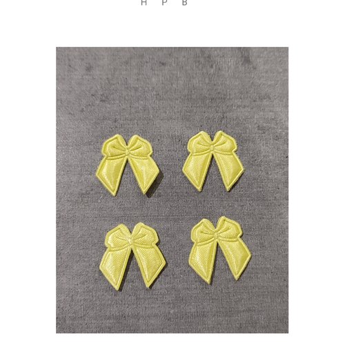 Lot de 4 noeuds à coller ou à coudre