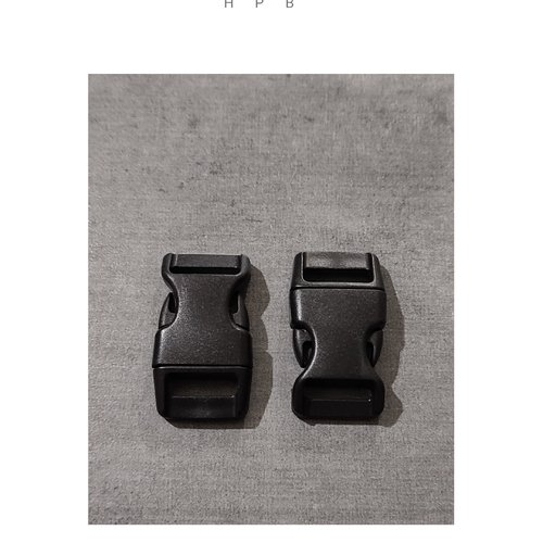 Lot de 2 attaches pour sac ou cordon en plastique
