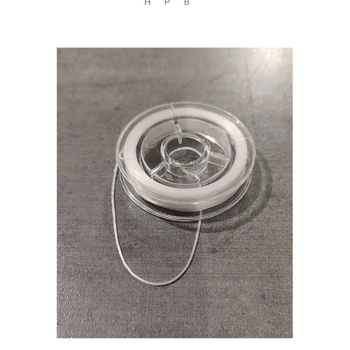 10 mètres de fil élastique cristal
