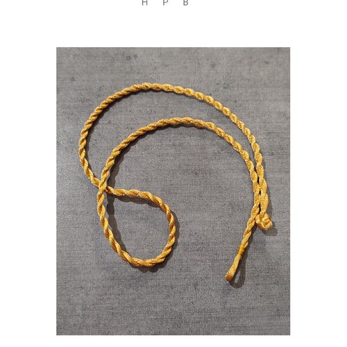 Cordon pour collier 48 cm soie artificielle