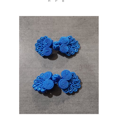 Ensemble de boutons style asiatique (lot de 2)