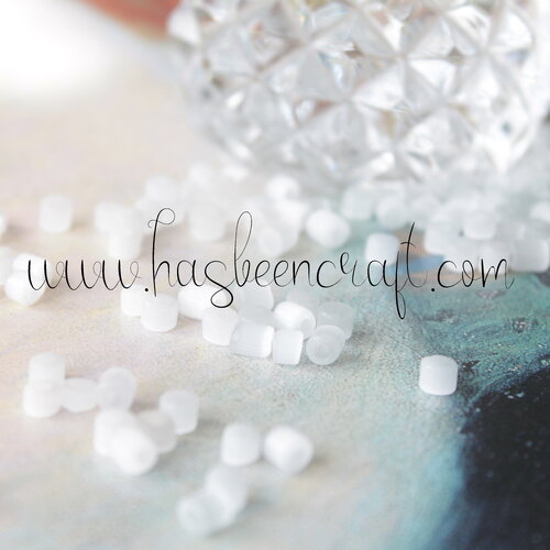 Perles rocaille ancien*100, blanches, 5 mm, irrégulières, perles tchèques anciennes, perle en verre blanche nacre, 2283
