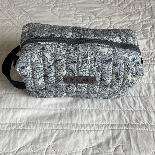 Trousse voyage molletonnée toilette ou maquillage xl