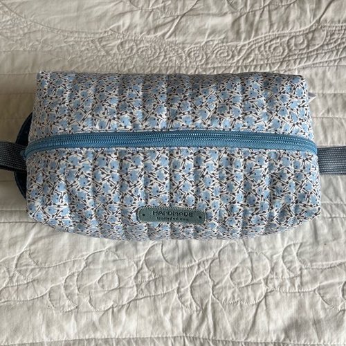 Trousse voyage molletonnée toilette ou maquillage xl