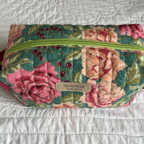 Trousse voyage molletonnée toilette ou maquillage xl