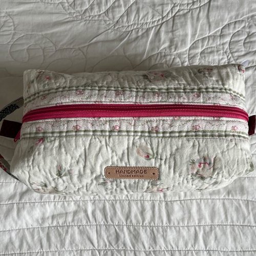 Trousse voyage molletonnée toilette ou maquillage xl