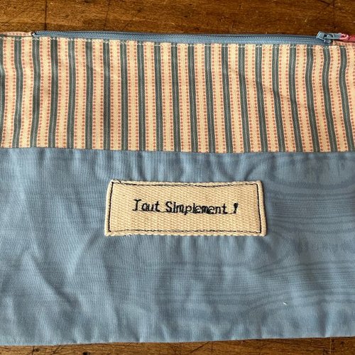 Pochette trousse "tout simplement"