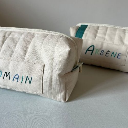 Trousse de toilette personnalisée prénom