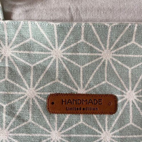 Sac à tarte en tissu coton à motifs géométriques japonais neuf