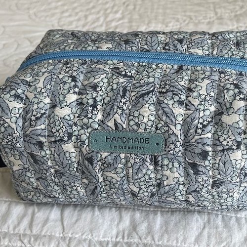 Trousse voyage molletonnée toilette ou maquillage xl