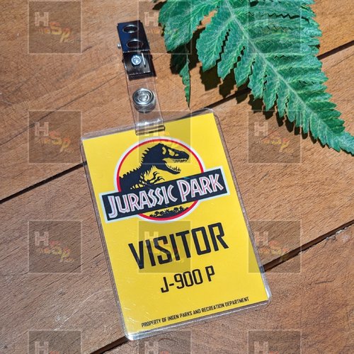Badge visitor j-900 p jurassic park