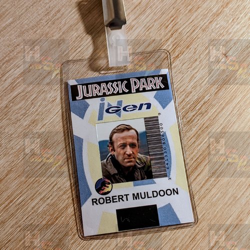 Badge robert muldoon jurassic park