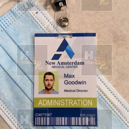 Badge max goodwin new amsterdam