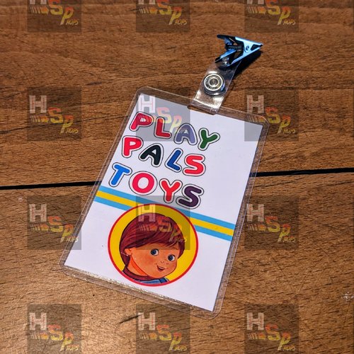 Badge employé play pals toys