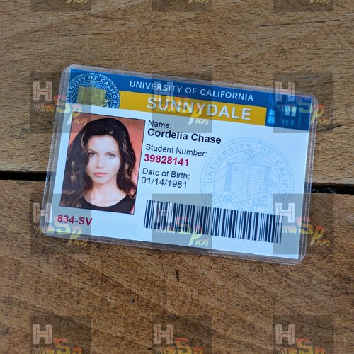 Carte d’étudiante cordelia chase