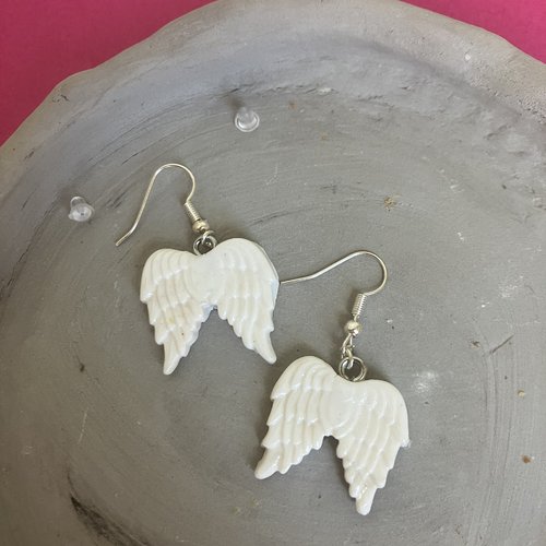 Boucles d'oreilles en forme d'ailles d'ange