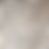 Coupon tissu indien 50 x 110 cm coton inde imprimé à la main block print beige jaune gris