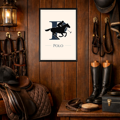 Poster numérique " alphabet - polo "