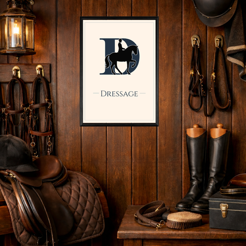 Poster numérique " alphabet - dressage "